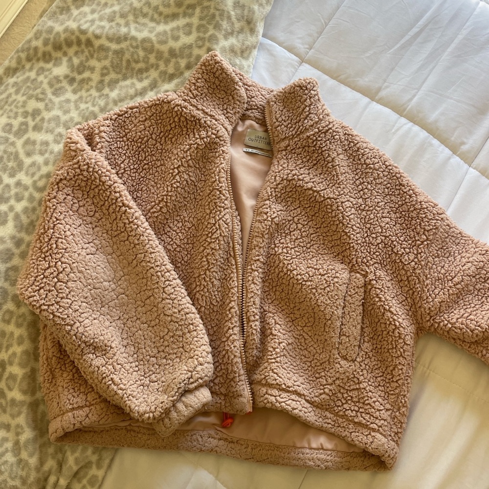 Urban Outfitters Pink Sherpa